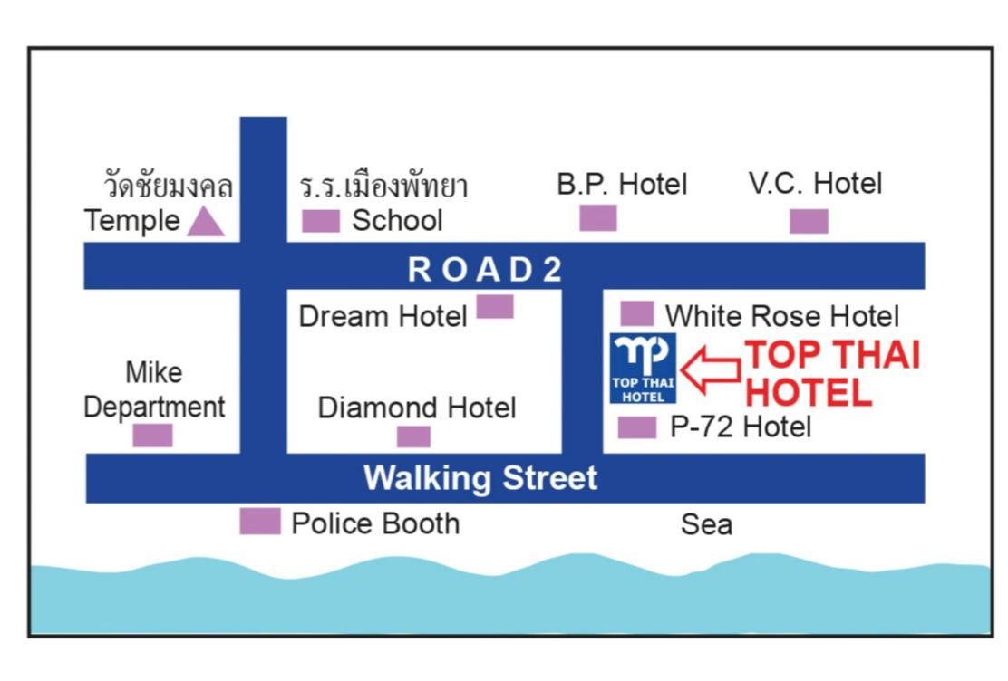 Top Thai Hotel Pattaya Exterior photo